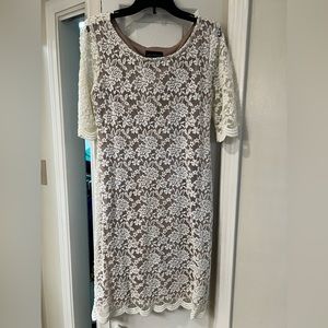 White lace dress